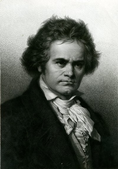 Portrait of Beethoven by Carl Jager